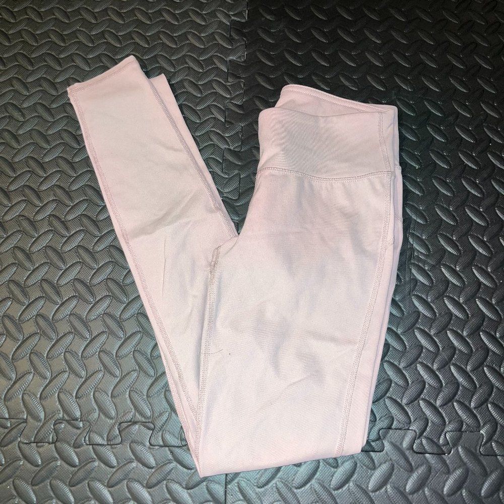 Fabletics XXS light pink full length leggings